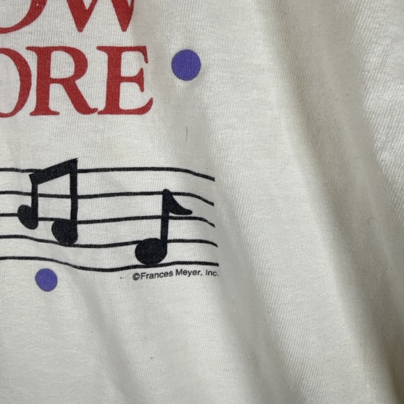 vintage Old Enough To Know The Score t shirt single stitch graphic tee size XL - Picture 10 of 14